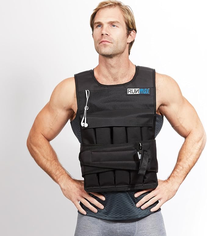 RUNmax Adjustable Weighted Vest